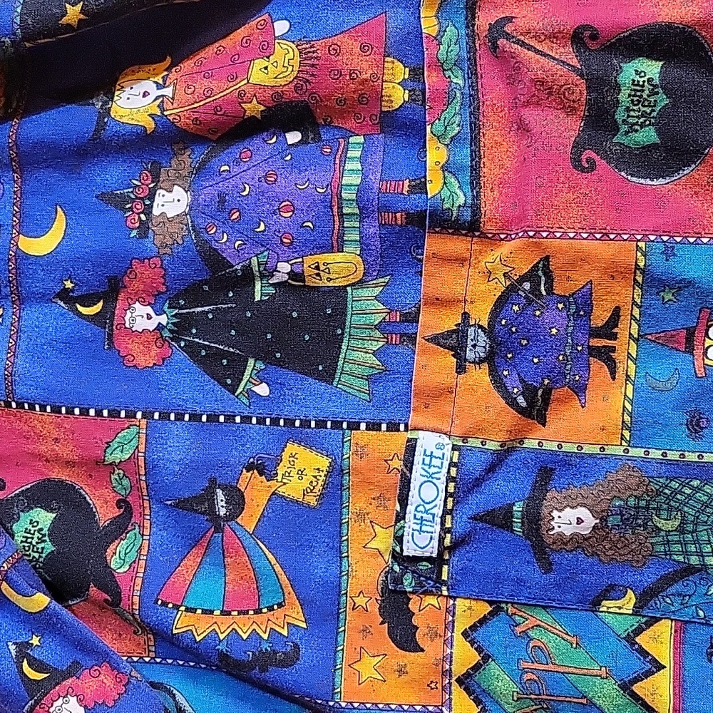 Halloween Scrub Jacket- Cherokee  L